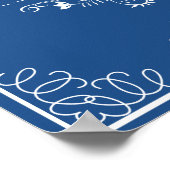 Kies een trouwbord voor een stoel poster (Hoek)