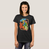 Kies één UFO Aliens-teller T-shirt (Voorkant volledig)