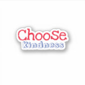 Kies een vriendschappelijke, esthetische Sticker (Voorkant)