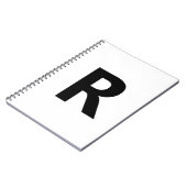 Kies een willekeurige letter | Lettertype: openen Notitieboek (Linkerzijde)