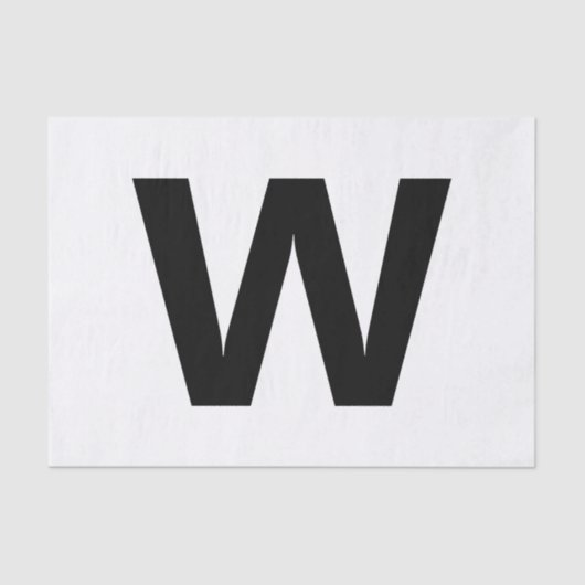 Kies een willekeurige letter | Lettertype: openen  Tissuepapier (Voorkant)