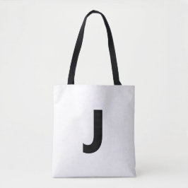 Kies een willekeurige letter | Lettertype: openen  Tote Bag