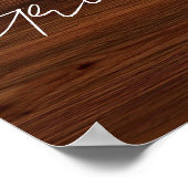 Kies een Zitplaats aan beide zijden van het huweli Poster (Hoek)