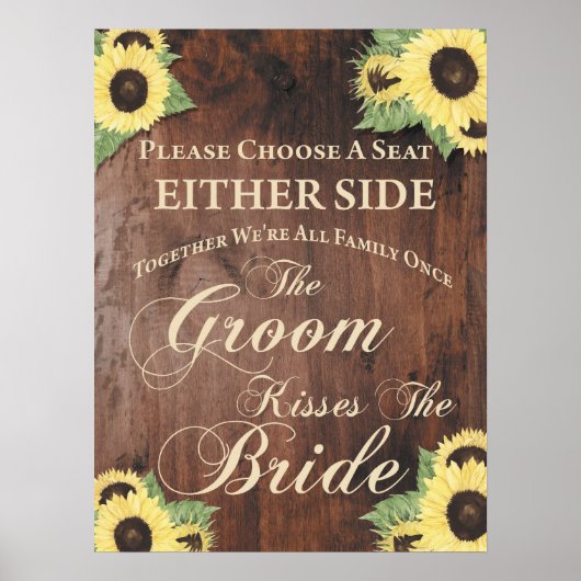 Kies een Zitplaats Geen Poster van de Kant (Voorkant)