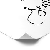 Kies een Zitplaats op een van de zijkanten van de  Poster (Hoek)