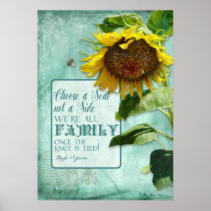 Kies een Zitplaats zonder een Band van de Familie Poster