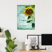 Kies een Zitplaats zonder een Band van de Familie  Poster (Thuiskantoor)