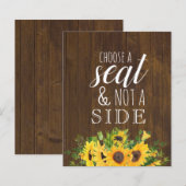 Kies een Zitplaats zonder een Rustic Band van de K (Voorkant / Achterkant)