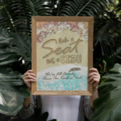 Kies een zitplaats zonder zijband Zee strandstaarv Poster