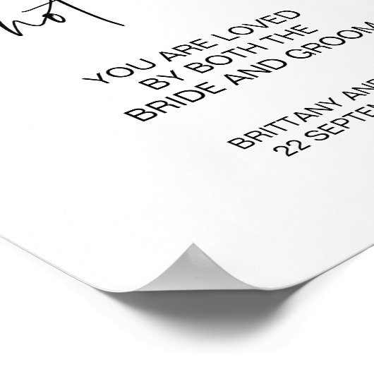 Kies een Zitplaats zonder zijdeweddenschappen Poster (Hoek)