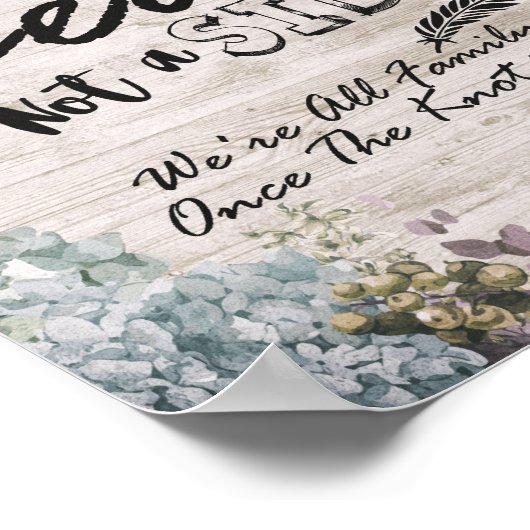 Kies een zitplaats zonder zijspanhout poster (Hoek)