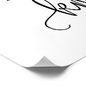 Kies een zitplaats zonder zijspanteken - Aangepast Poster (Hoek)