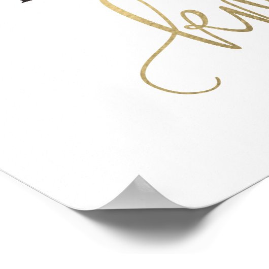 Kies een zitplaats zonder zijspanteken - Aangepast Poster (Hoek)