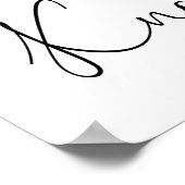 Kies een zitplaats zonder zijspanteken - Aangepast Poster (Hoek)