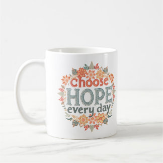 Kies elke dag hoop Boho Inspirerend Koffiemok