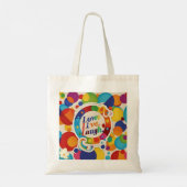 "Kies elke dag voor geluk" Tote Bag (Achterkant)