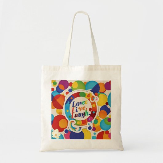 "Kies elke dag voor geluk" Tote Bag (Voorkant)