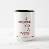 Kies elke dag voor vreugde | Mok motivatie prijsop (Center)