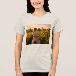 Kies elke dag vreugde Bloemendame T-shirt – Insp