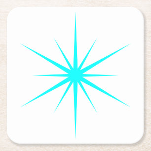 Kies elke kleur uit de middeleeuwse moderne atooms kartonnen onderzetters