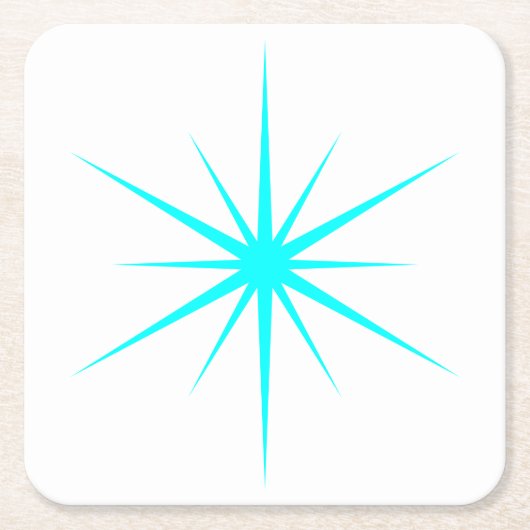 Kies elke kleur uit de middeleeuwse moderne atooms kartonnen onderzetters (Voorkant)