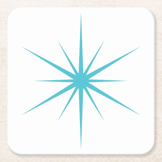 Kies elke kleur uit de middeleeuwse moderne atooms kartonnen onderzetters (Voorkant)