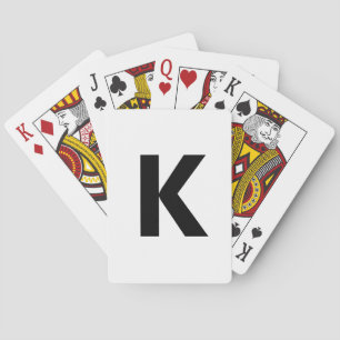 Kies Elke Letter Lettertype: Open Sans Condensed Pokerkaarten
