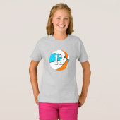 Kies ELKE teamkleuren met basketbalnummer T-shirt (Voorkant volledig)