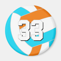 kies ELKE teamkleuren met shirt nummer volleybal