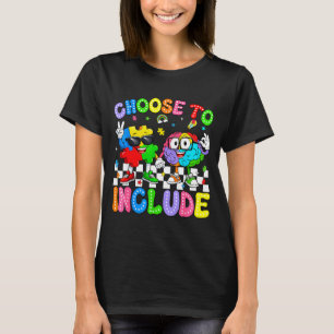 Kies ervoor om grappige puzzel hersenen autisme op t-shirt