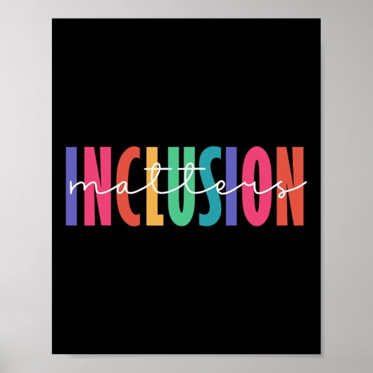 Kies ervoor om inclusie problemen Autisme bewust o Poster (Voorkant)