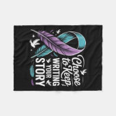 Kies ervoor om je verhaal internationaal te blijve fleece deken (Voorkant (Horizontaal))