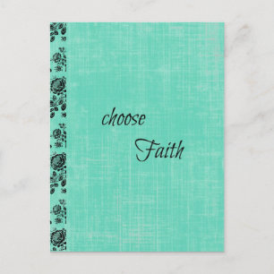 Kies Faith Inspirerend Briefkaart