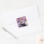 Kies Fijne Vierkante Sticker (Envelop)