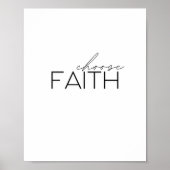 Kies geloof. POSTER & PRINTS (Voorkant)