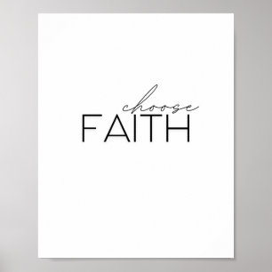 Kies geloof. POSTER & PRINTS