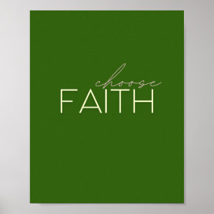 Kies geloof. POSTER & PRINTS