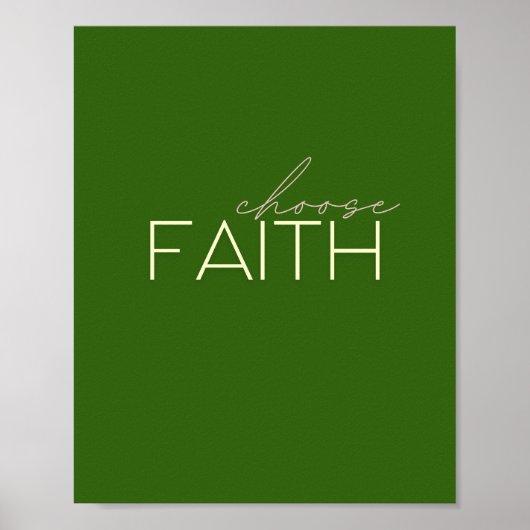 Kies geloof. POSTER & PRINTS (Voorkant)