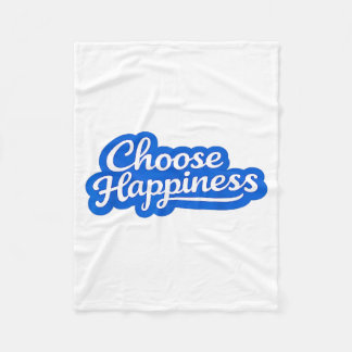 Kies Geluk - Geluk Minimalistische Retro Fleece Deken
