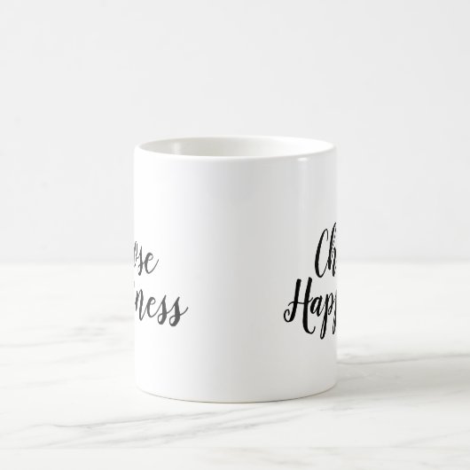 Kies geluk | Slogan-Mok | gouden goud Koffiemok (Center)