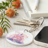 Kies gelukkig sleutelhanger (Voorkant Rechts)