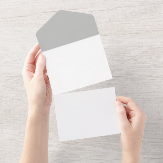 Kies gepersonaliseerde geschenken & unieke Design All In One Uitnodiging (Afscheurbaar)