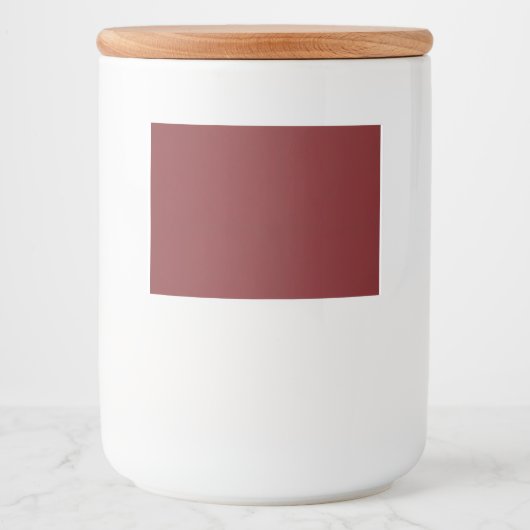 Kies gepersonaliseerde geschenken & unieke Design Voedselcontainer Etiket (Voorkant)