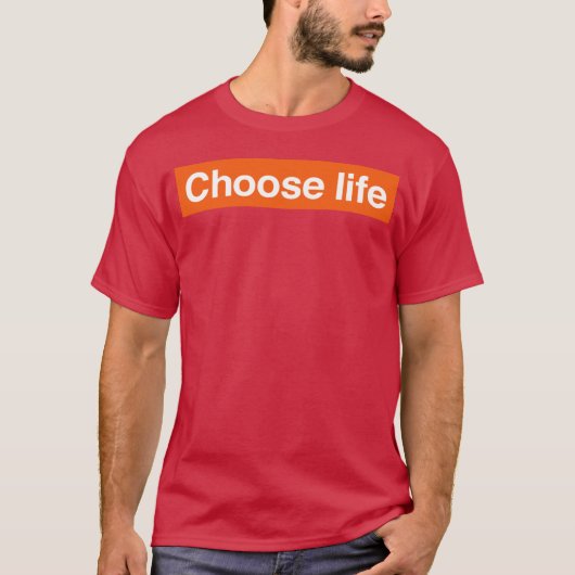 Kies geschenk voor het leven t-shirt (Voorkant)