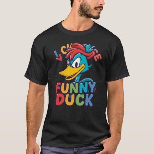 Kies Geweld – Grappig Eend T-shirt (Voorkant)