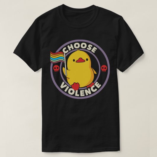 Kies geweld Pride Duck van Tobe Fonseca T-shirt (Design voorkant)