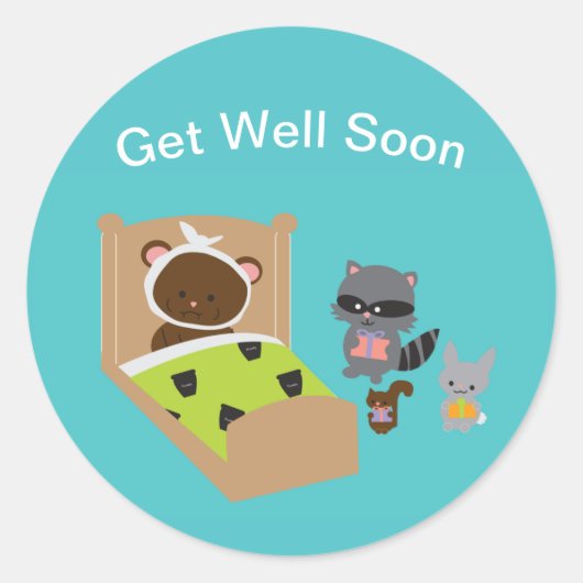 Kies goed geschikte dieren ronde sticker (Voorkant)