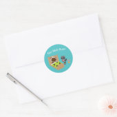 Kies goed geschikte dieren ronde sticker (Envelop)