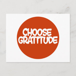 Kies Gratitude Briefkaart