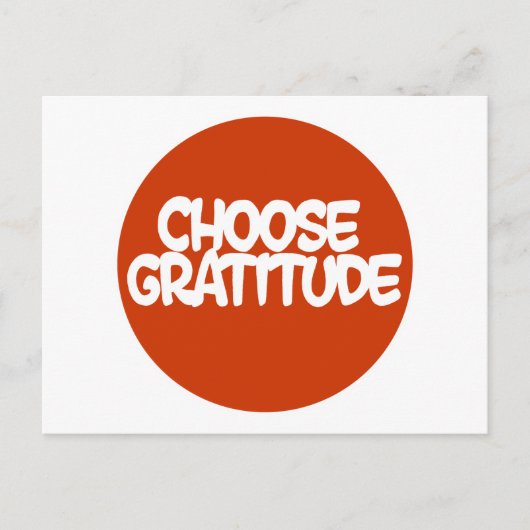Kies Gratitude Briefkaart (Voorkant)